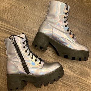 DollsKill Current Mood Platform Boots